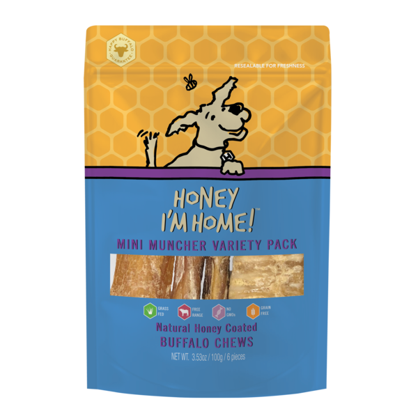 Mini Muncher Variety Pack Honey Coated Grain-Free Dog Chews