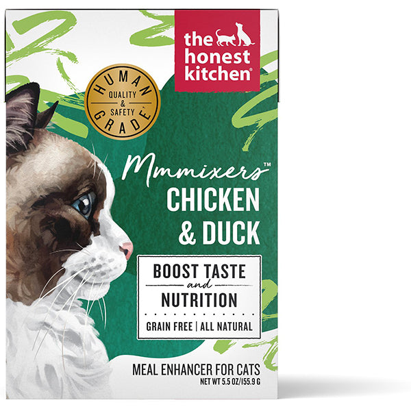 Mmmixers Chicken & Duck Meal Enhancer & Nutrition Boost Grain-Free Wet Carton Cat Food Topper
