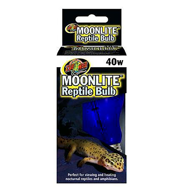 Moonlite Reptile Bulb Blue Nocturnal Light & Heat Emitter 40 Watt