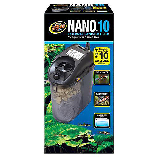 Nano 10 External Canister Aquarium Filter 80 GPH