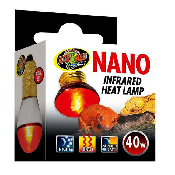 Nano Infrared Lamp Reptile Heat Emitter 40 Watt