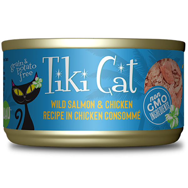 Napili Luau Wild Salmon & Chicken Grain-Free Wet Canned Cat Food