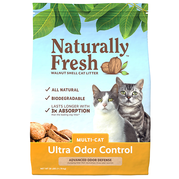 Walnut Shell Multi-Cat Ultra Odor Control Quick Clumping Cat Litter