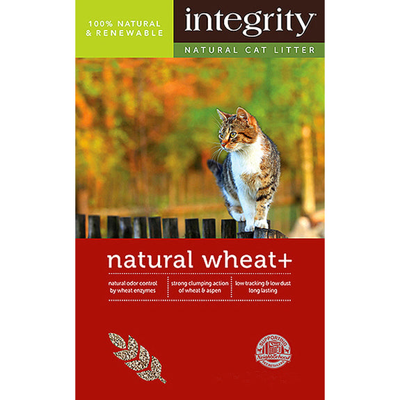 Natural Wheat + Clumping Cat Litter