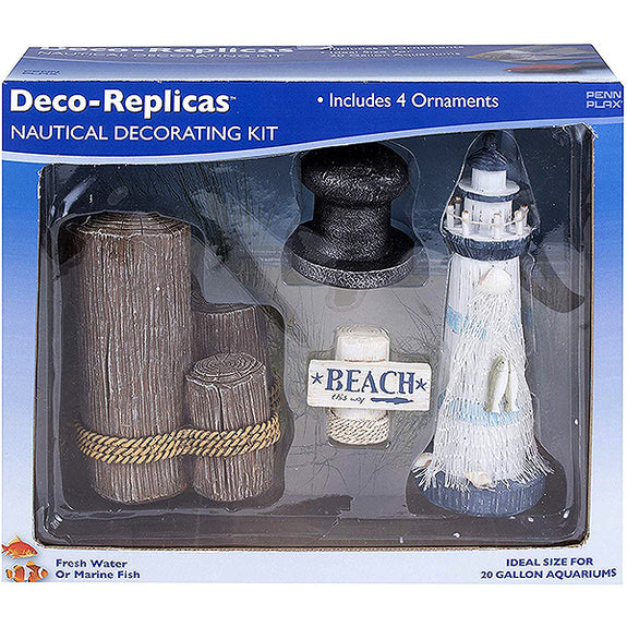 Deco-Replicas Nautical Aquarium Resin Decoration Kit