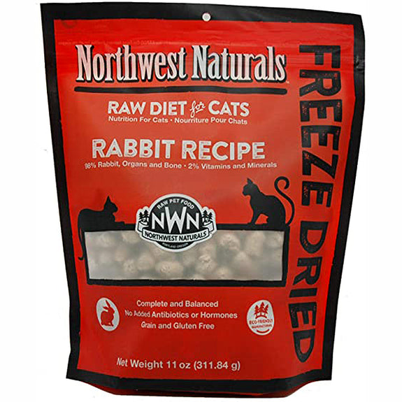 Nibbles Rabbit Formula Freeze-Dried Raw Cat Food