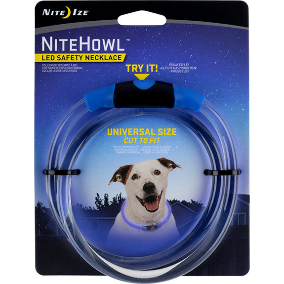 NiteHowl LED Safety Necklace Universal Size Blue