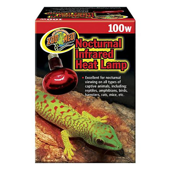 Nocturnal Infrared Heat Lamp Reptile Heat Emitter 100 Watt