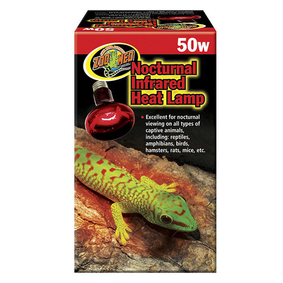Nocturnal Infrared Heat Lamp Reptile Heat Emitter 50 Watt