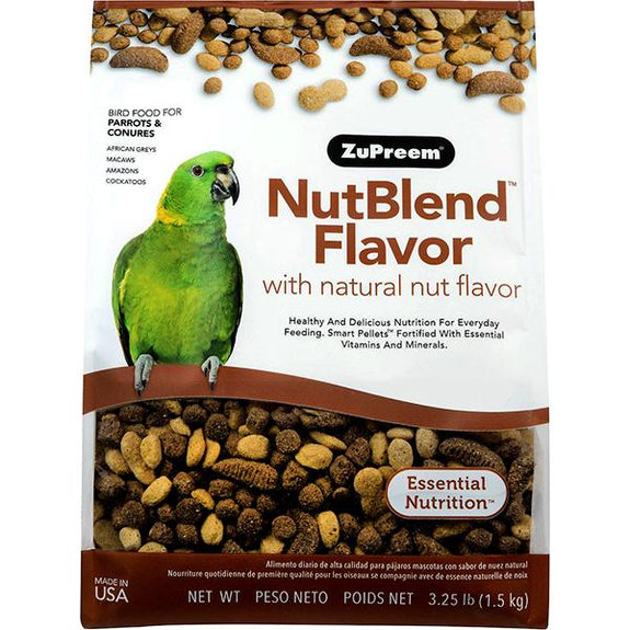Nut Blend Flavor Bird Food Pellets For Parrots & Conures
