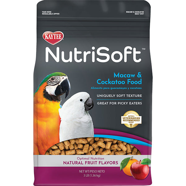 NutriSoft Macaw & Cockatoo Bird Food