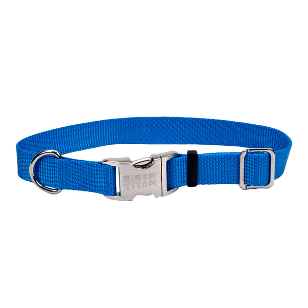 Coastal dog collar with metal sale buckle