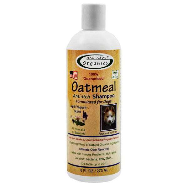 Organic oatmeal dog outlet shampoo