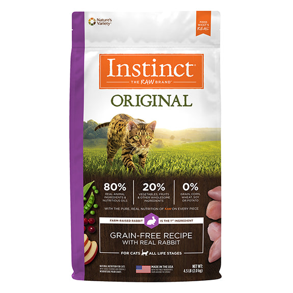 Instinct Original Grain-Free Recipe with Real Rabbit Natural Dry Cat Food
