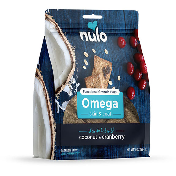 Functional Granola Bars Omega Skin & Coat Coconut & Cranberry Dog Treats