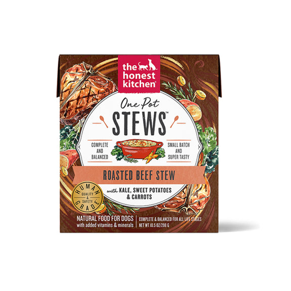 One Pot Stews Roasted Beef Stew with Kale, Sweet Potatoes & Carrots Wet TetraPak Dog Food