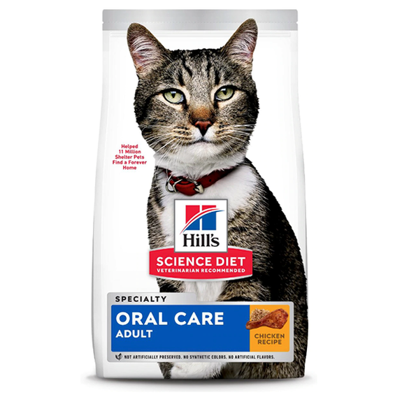 Oral Care Chicken Recipe Adult Dry Cat Food