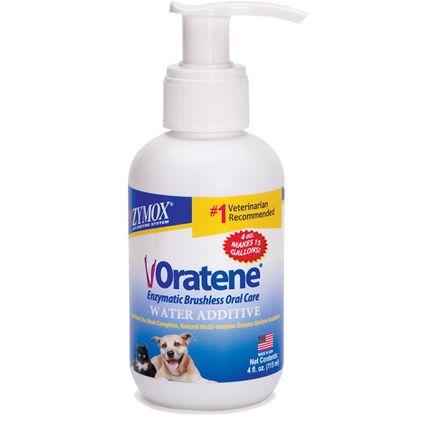 Oratene Enzymatic Brushless Water Additive for Dogs & Cats