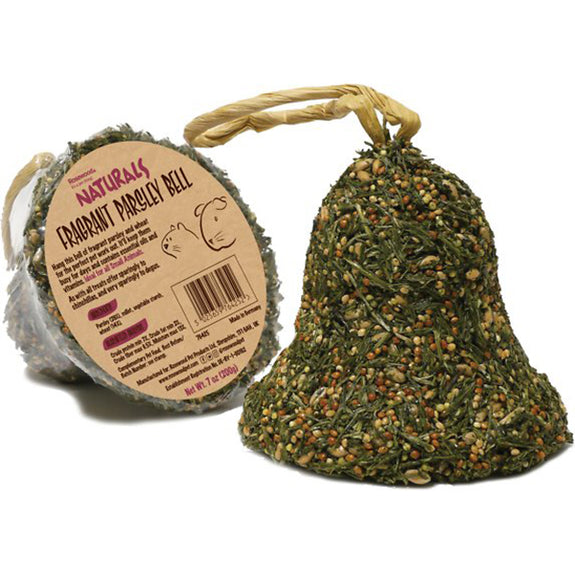 Naturals Fragrant Parsley Bell Small Animal Treat & Toy