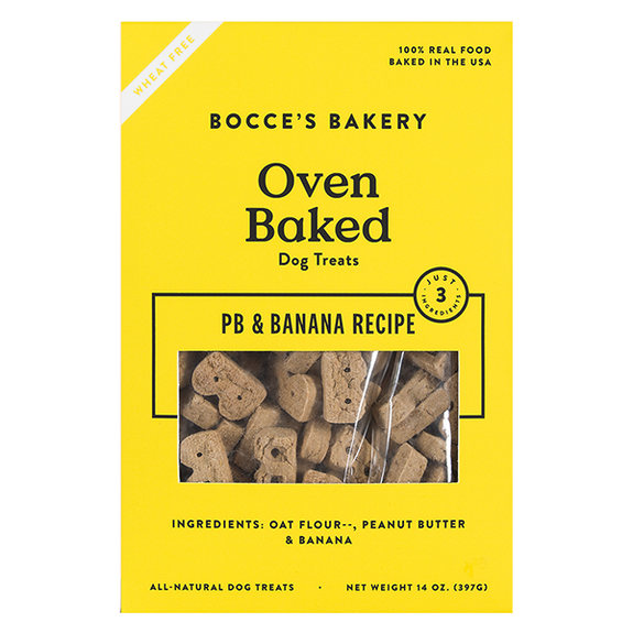 Oven Baked PB & Banana Recipe Biscuits Crunchy Dog Treats