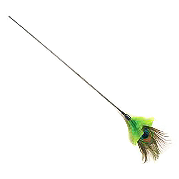 PURRfect Peacock Feather Wand Cat Toy