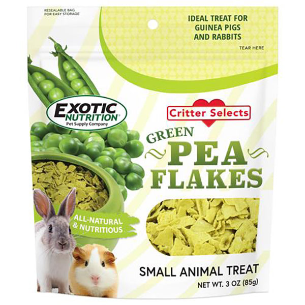 Critter Selects Pea Flakes Healthy Small Animal Treats