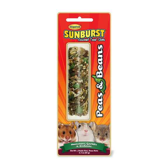 Sunburst Peas & Beans Gourmet Small Animal Treat Stick for Hamsters, Gerbils & Rodents