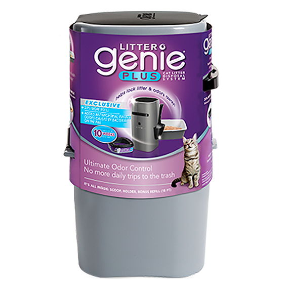 Litter Genie Plus Cat Litter Disposal System Silver