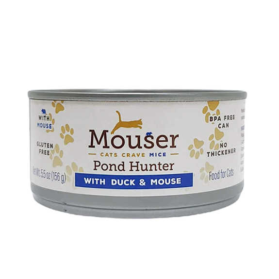 Mouser Pond Hunter Duck & Mouse Wet Canned Cat Food