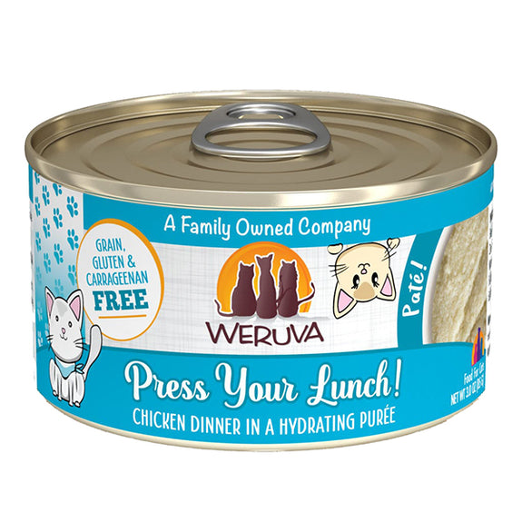 Press Your Lunch! Chicken Pate Grain-Free Wet Canned Cat Food