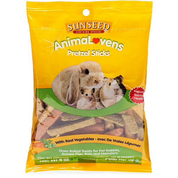 AnimaLovens Pretzel Sticks Oven Baked Small Animal Treats