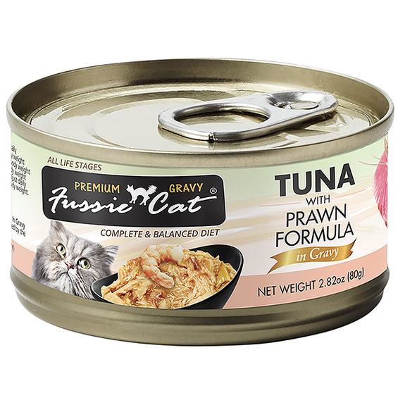 Premium Gravy Tuna with Prawn Formula in Gravy Grain-Free Wet Canned Cat Food