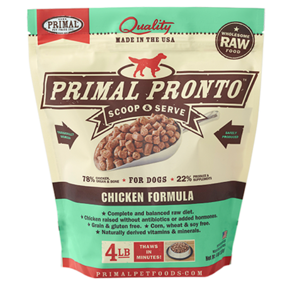 Pronto Chicken Formula Frozen Raw Dog Food