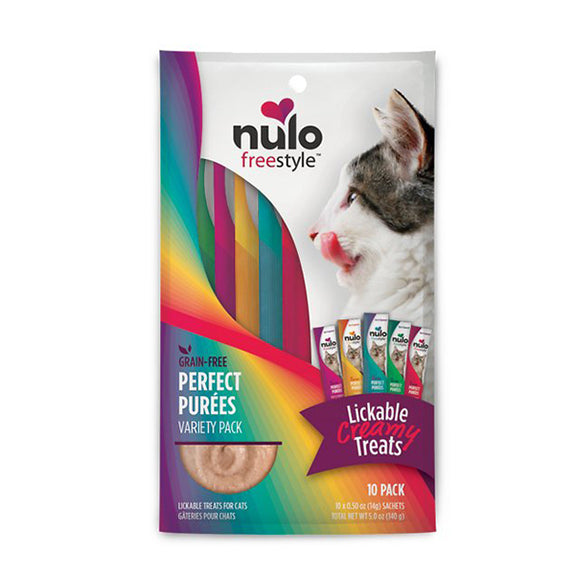 FreeStyle Perfect Purees Variety Pack Grain-Free Lickable Cat Treats