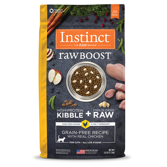 Instinct Raw Boost Grain-Free Recipe with Real Chicken Natural Dry Cat Food