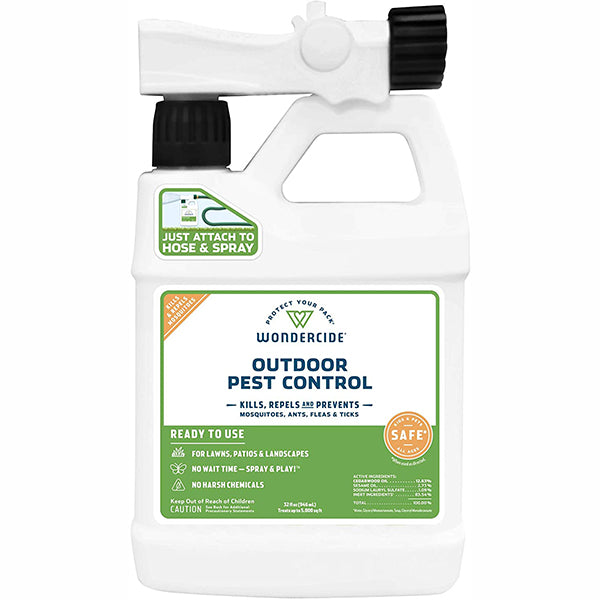 Natural Outdoor Flea & Tick Control for Yard & Garden Ready to Use