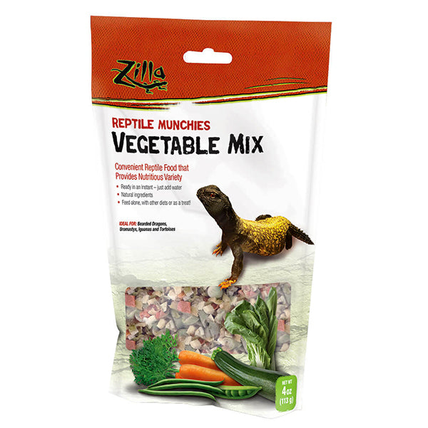 Reptile Munchies Vegetable Mix Just Add Water Dehydrated Reptile Food