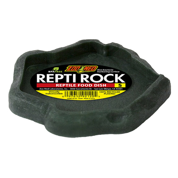 Repti Rock Realistic Artificial Stone Polystyrene Reptile Food Dish