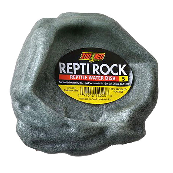 Repti Rock Realistic Artificial Stone Polystyrene Reptile Water Dish