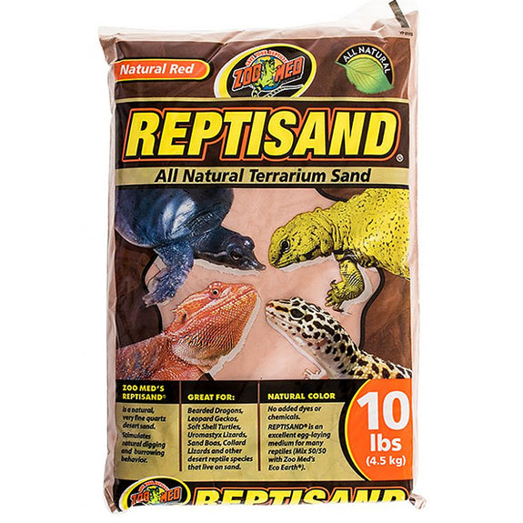 Reptisand All Natural Terrarium Sand Reptile Substrate Natural Red