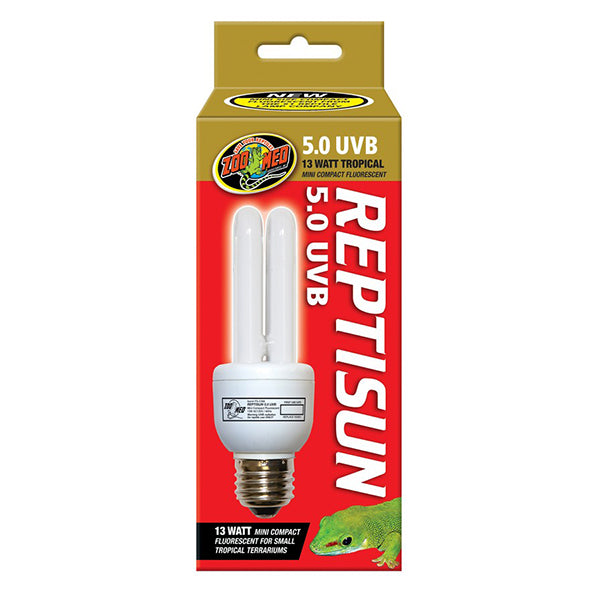 ReptiSun Flourescent 5.0 UVB Reptile Light Bulb Compact