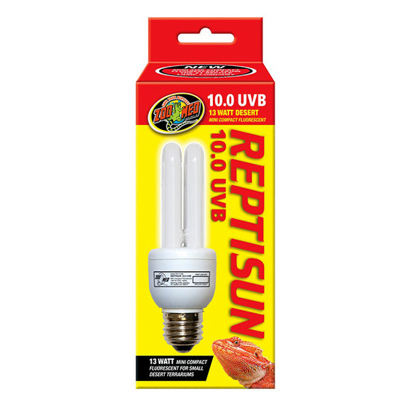 ReptiSun Flourescent 10.0 UVB Reptile Light Bulb Compact