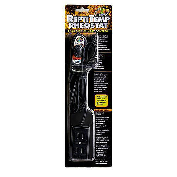 ReptiTemp Rheostat Reptile Heating Device Controller
