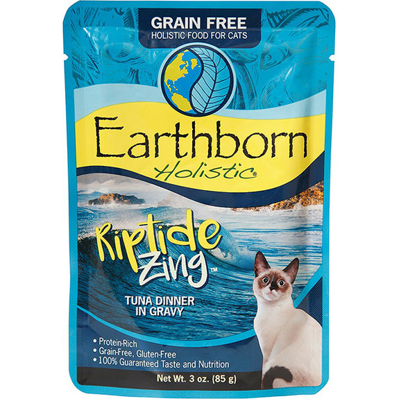 Riptide Zing Tuna Dinner in Gravy Grain-Free Wet Pouch Cat Food