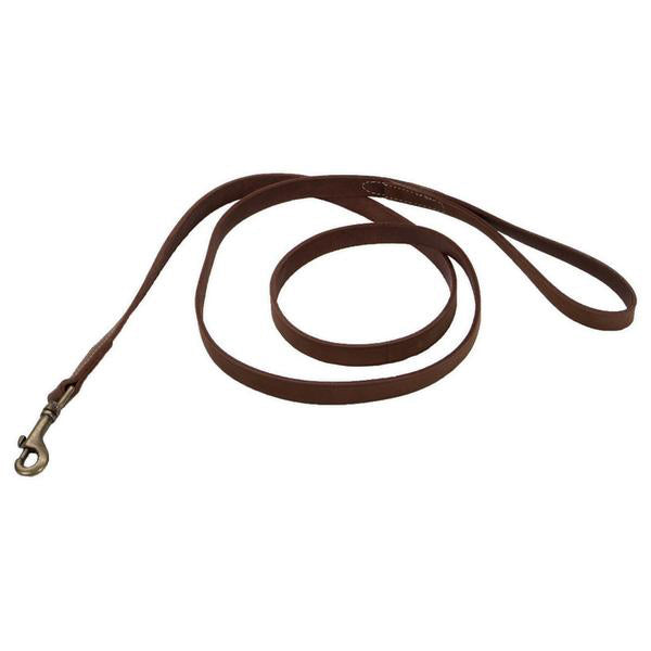 Circle T Rustic Leather Leash Chocolate