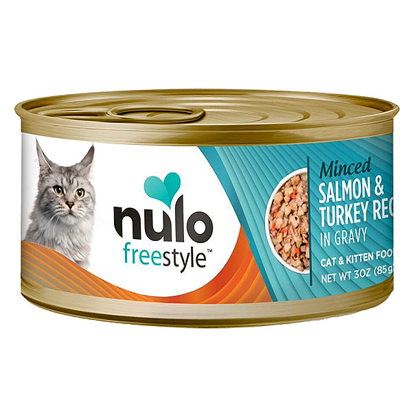FreeStyle Minced Salmon & Turkey Recipe in Gravy Grain-Free Canned Cat Food