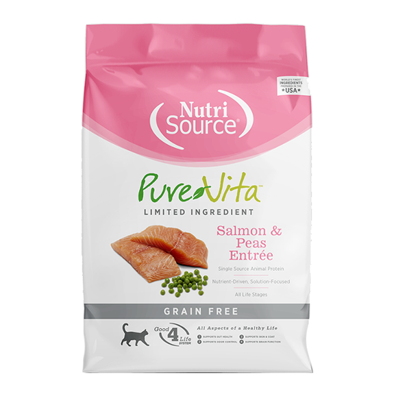 Salmon & Peas Entrée Limited Ingredient Grain-Free Dry Cat Food