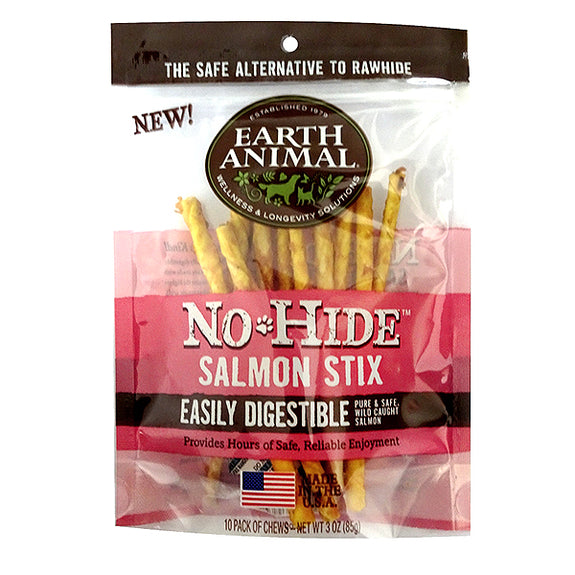No-Hide Salmon Stix Rawhide Alternative Dog Chew