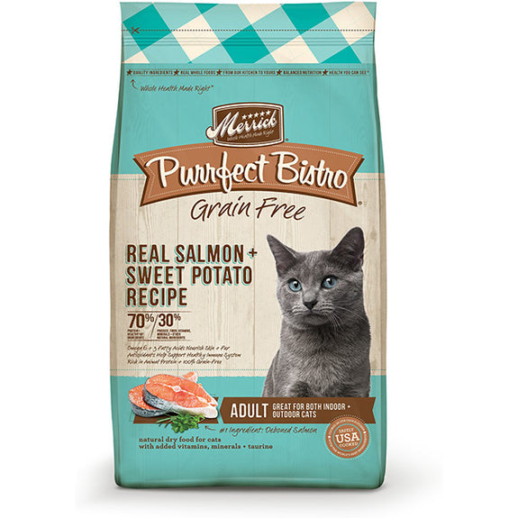 Purrfect Bistro Grain-Free Real Salmon & Sweet Potato Recipe Dry Cat Food