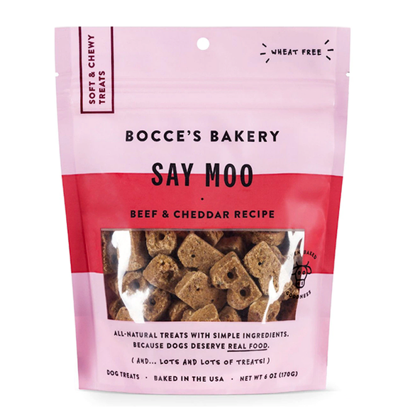 Say Moo Soft & Chewy Beef & Cheddar Recipe Dog Treats